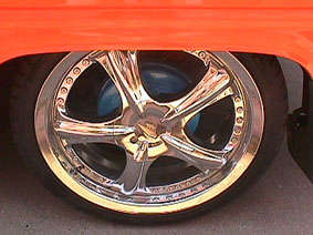 17 x 7 AME chrome five spoke rims!